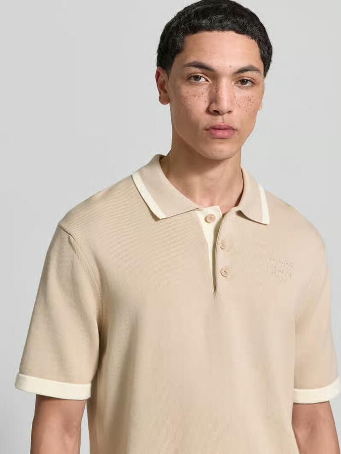 MAISON KITSUNÉ Regular fit poloshirt van katoen