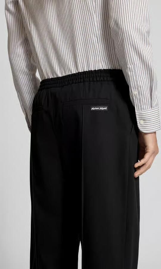 MAISON KITSUNÉ Regular fit stoffen broek van katoen - Foto 2
