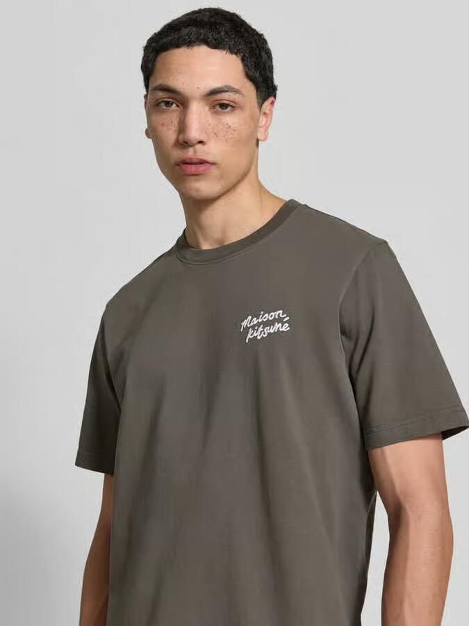 MAISON KITSUNÉ regular fit T-shirt van puur katoen