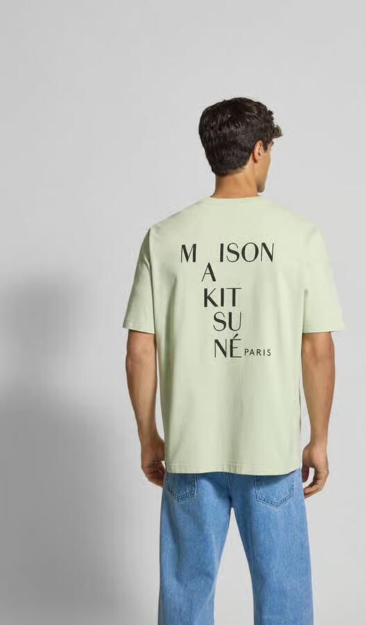 MAISON KITSUNÉ Regular fit T-shirt van puur katoen - Foto 2