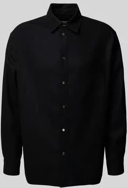 MAISON KITSUNÉ Regular fit vrijetijdsoverhemd van zuivere wol - Foto 2