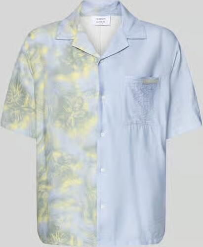 MAISON KITSUNÉ relaxed fit vrijetijdsoverhemd van viscosemix - Foto 2