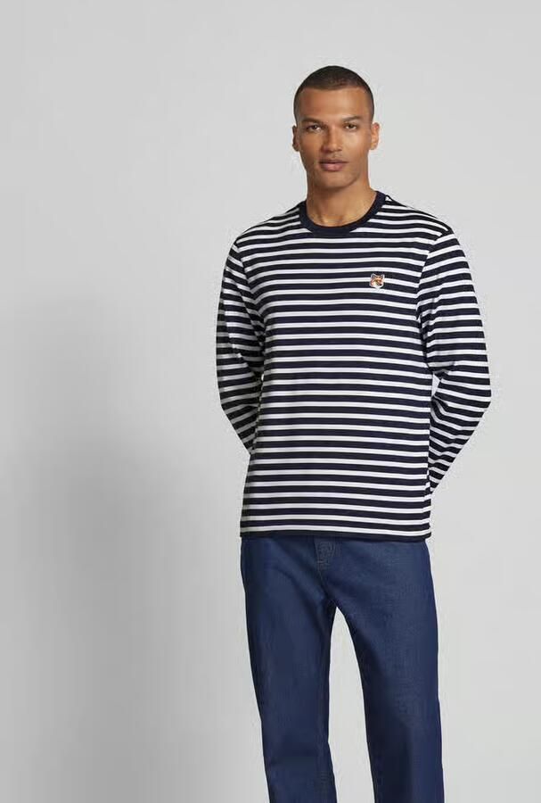 MAISON KITSUNÉ shirt met lange mouwen met streepmotief - Foto 3
