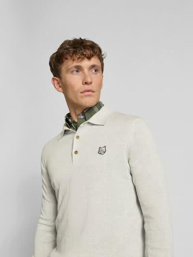 MAISON KITSUNÉ Shirt met lange mouwen van zuivere wol