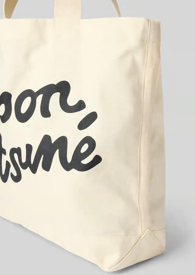 MAISON KITSUNÉ Shopper van puur katoen