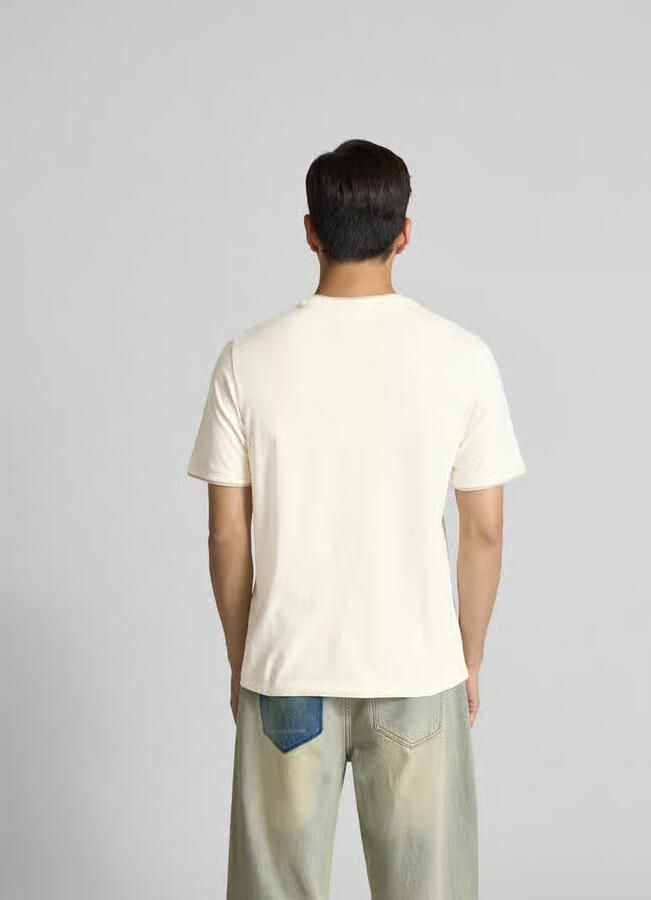 MAISON KITSUNÉ Slim Fit t-shirt van katoen