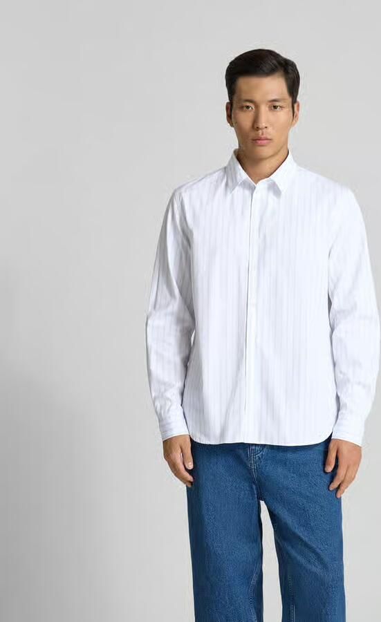 MAISON KITSUNÉ Slim fit vrijetijdsoverhemd van katoen - Foto 2