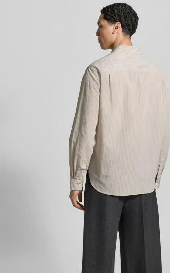MAISON KITSUNÉ Slim fit vrijetijdsoverhemd van katoenmix - Foto 3