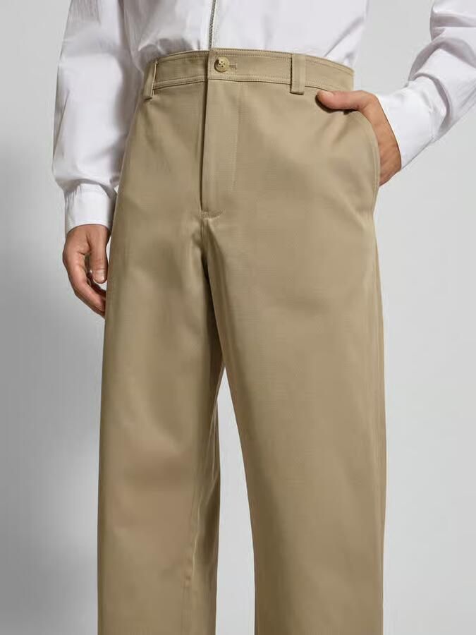 MAISON KITSUNÉ Stoffen broek met achterzakken