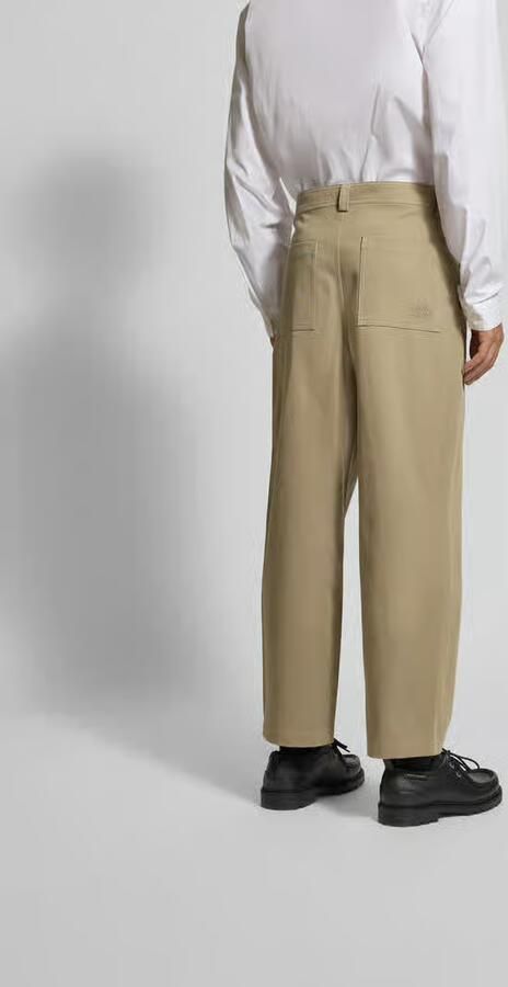 MAISON KITSUNÉ Stoffen broek met achterzakken - Foto 3
