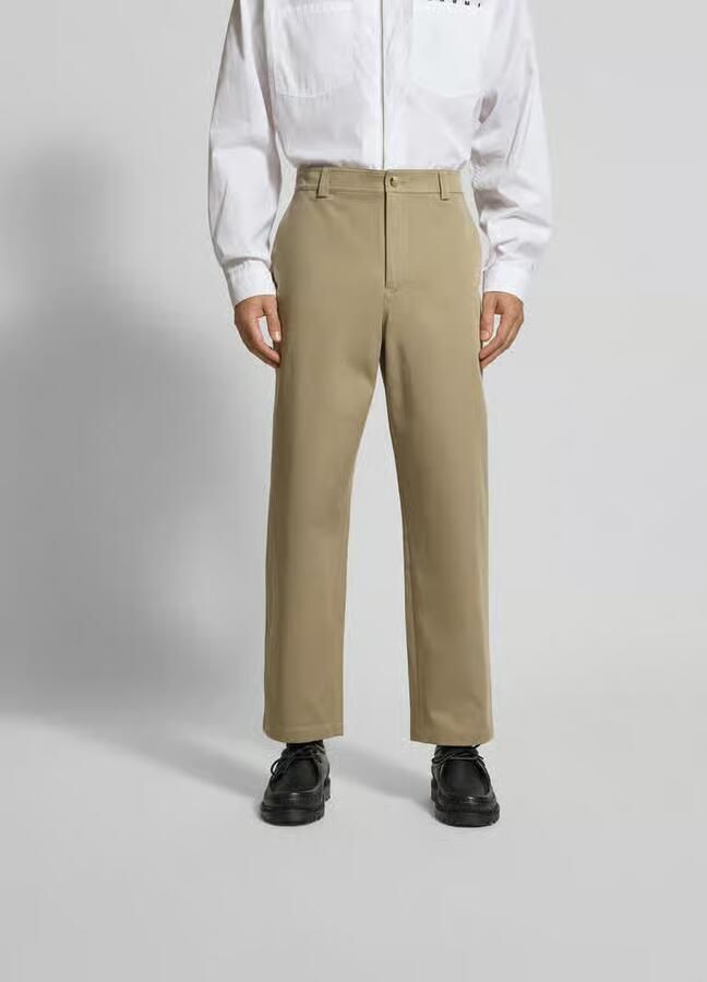 MAISON KITSUNÉ Stoffen broek met achterzakken - Foto 2