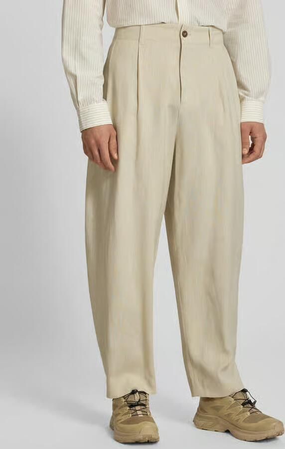 MAISON KITSUNÉ Stoffen broek van mix van viscose en linnen - Foto 3