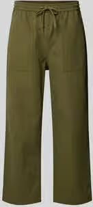 MAISON KITSUNÉ straight fit stoffen broek van katoen