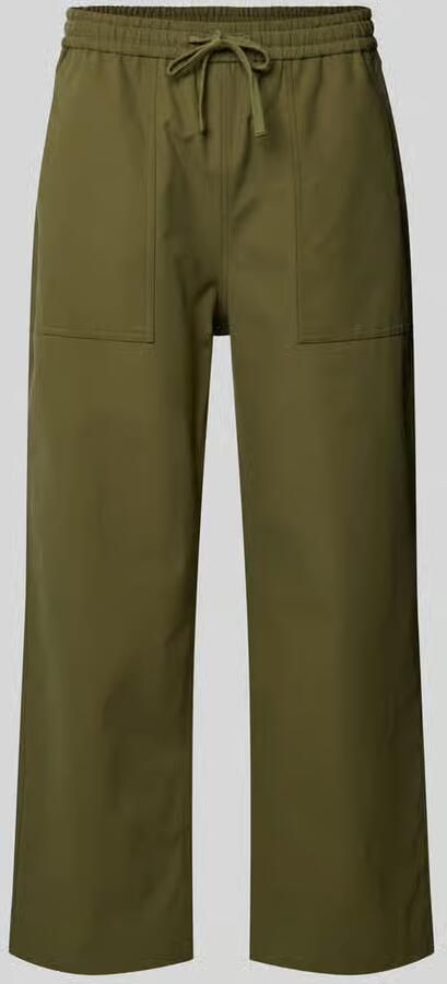 MAISON KITSUNÉ straight fit stoffen broek van katoen - Foto 2