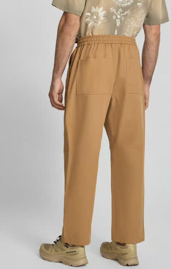 MAISON KITSUNÉ straight fit stoffen broek van katoen - Foto 3