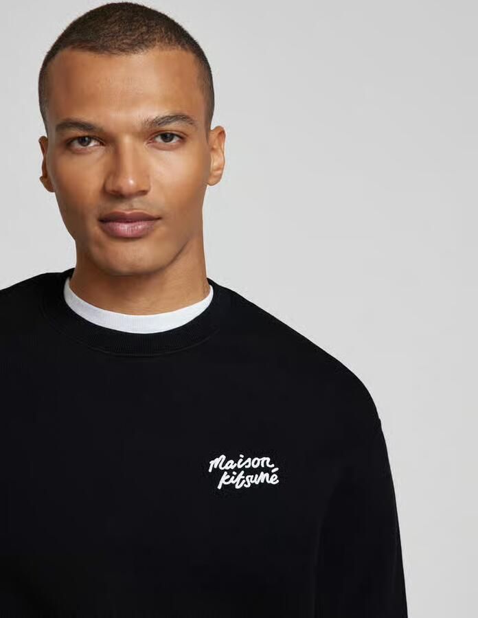 MAISON KITSUNÉ Sweatshirt met labelstitching