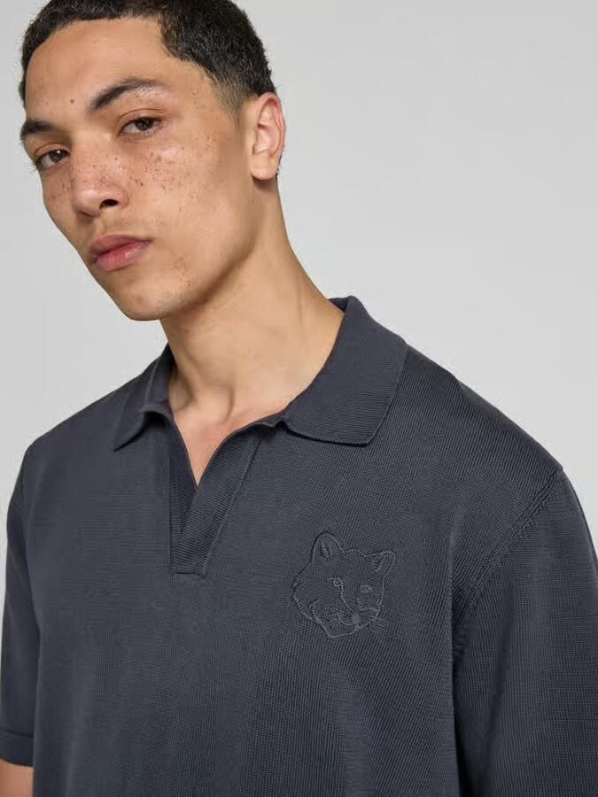 MAISON KITSUNÉ T-shirt in tricotlook