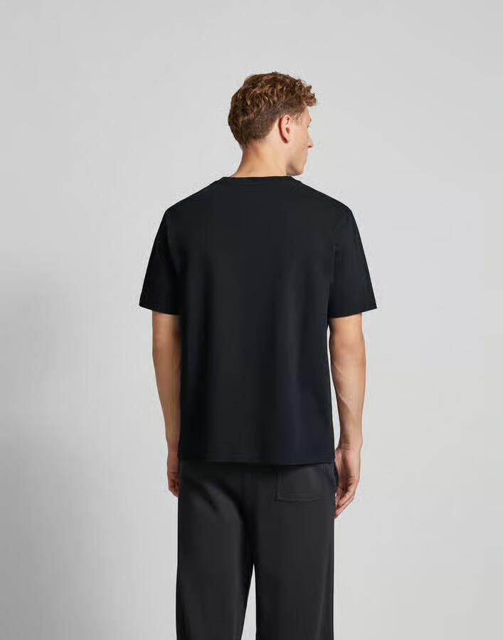 MAISON KITSUNÉ T-shirt met geribde ronde hals - Foto 3