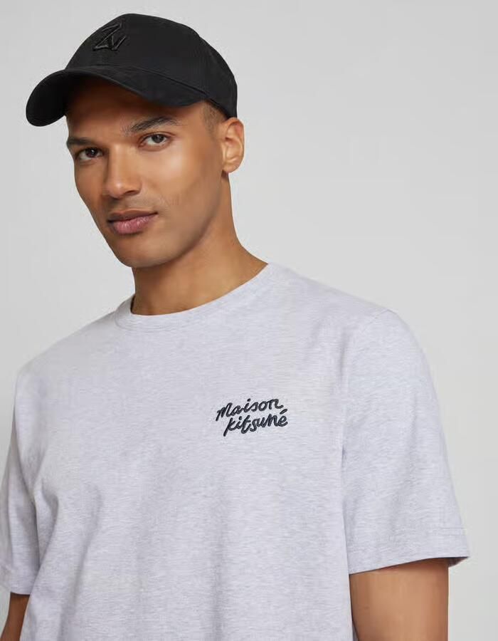 MAISON KITSUNÉ T-shirt met labelstitching