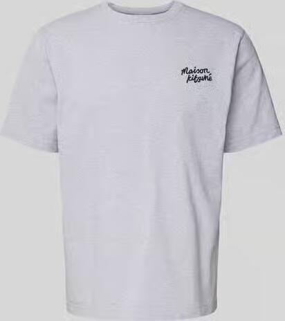 MAISON KITSUNÉ T-shirt met labelstitching - Foto 2