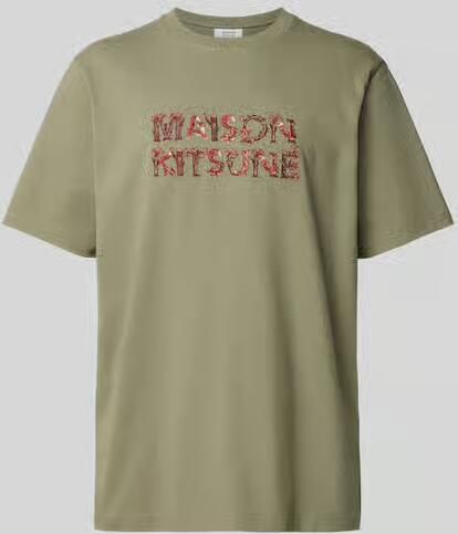 MAISON KITSUNÉ T-shirt van puur katoen - Foto 2