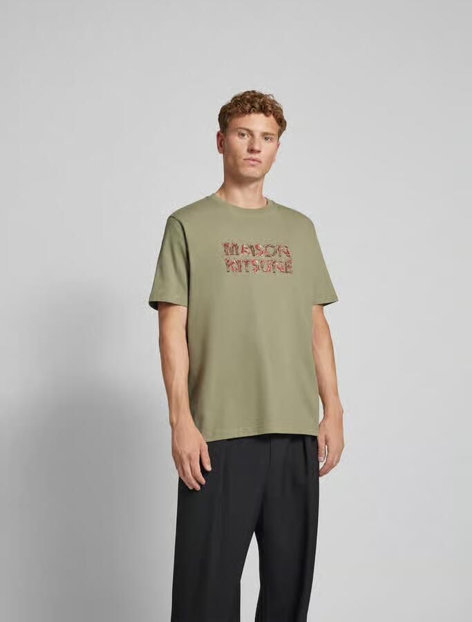 MAISON KITSUNÉ T-shirt van puur katoen - Foto 3