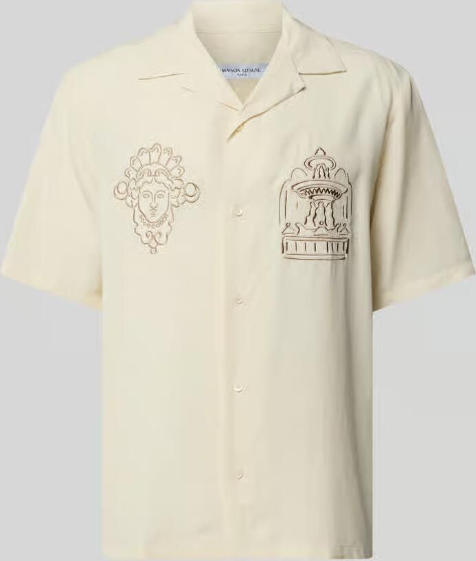 MAISON KITSUNÉ Vrijetijdsoverhemd van lyocellmix - Foto 2