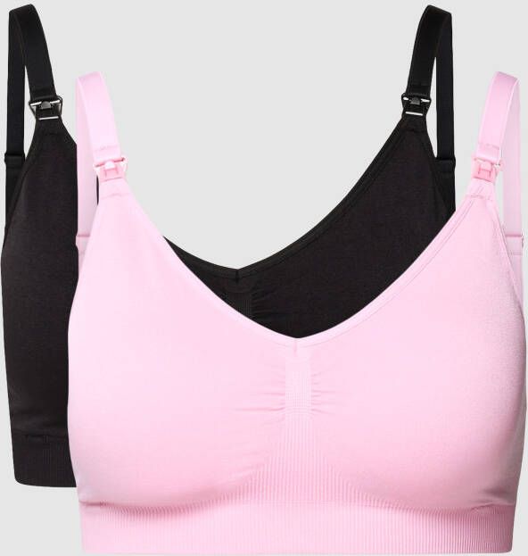 Mamalicious Voedings-bh MLILJA FEED ME BRA 2F 2PACK A. met afneembare bandjes (set 2-delig Set van 2)