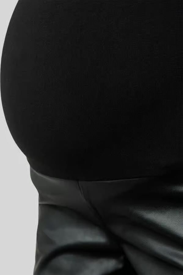 Mamalicious Legging in leerlook model 'SOYA'