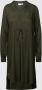 Mamalicious zwangerschaps- en voedingsjurk MLZION met plooien groen Dames Viscose V-hals XL - Thumbnail 2