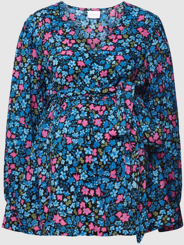 Mamalicious Zwangerschapsblouse met bloemenmotief