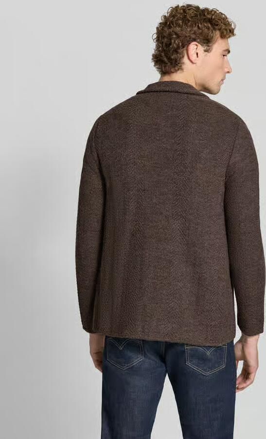 Manuel Ritz Cardigan met scheerwol in tricotlook - Foto 3