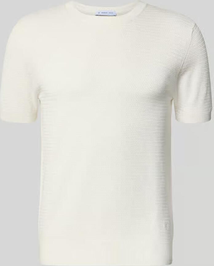 Manuel Ritz gebreid shirt met ronde hals - Foto 2