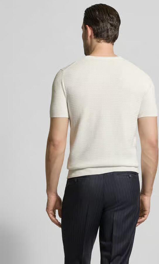 Manuel Ritz gebreid shirt met ronde hals - Foto 2