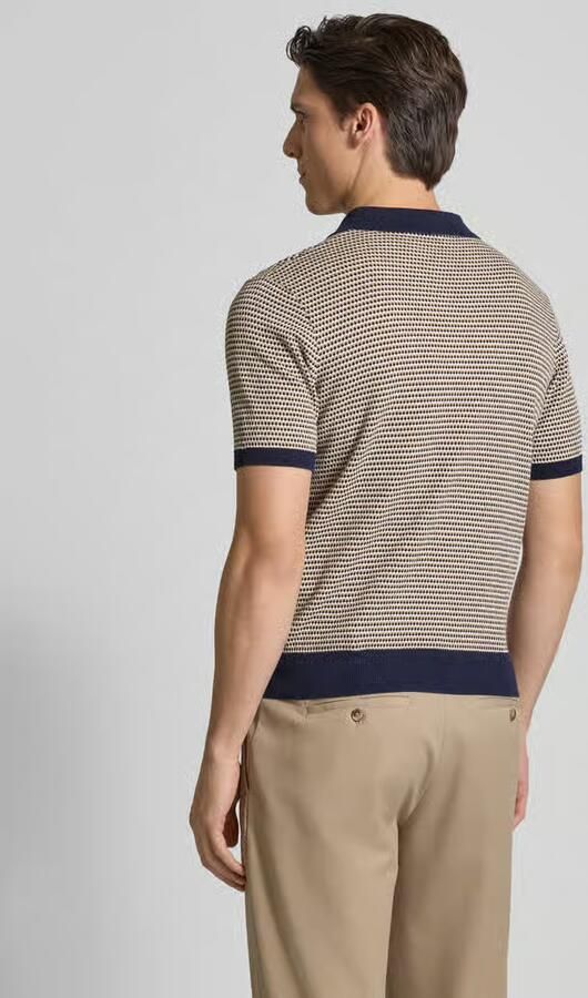 Manuel Ritz Poloshirt met korte knoopsluiting