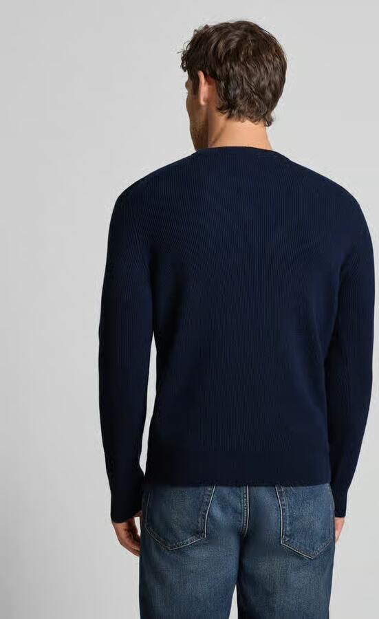 Manuel Ritz Regular fit gebreide pullover van pure wol