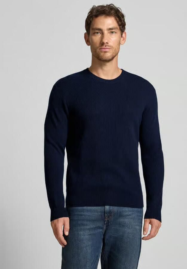 Manuel Ritz Regular fit gebreide pullover van pure wol - Foto 2