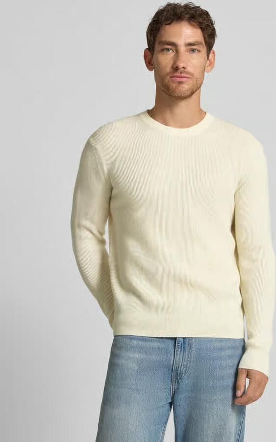 Manuel Ritz Regular fit gebreide pullover van pure wol - Foto 2