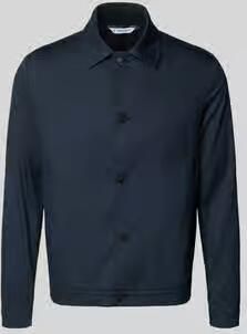 Manuel Ritz regular fit hemdjack met borstzak