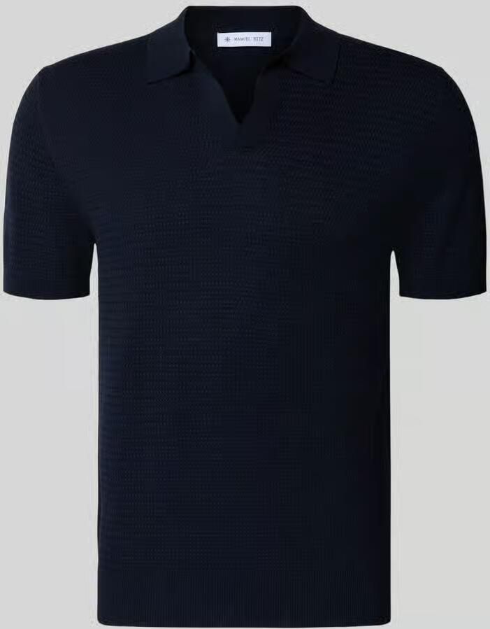 Manuel Ritz regular fit poloshirt met V-hals - Foto 2