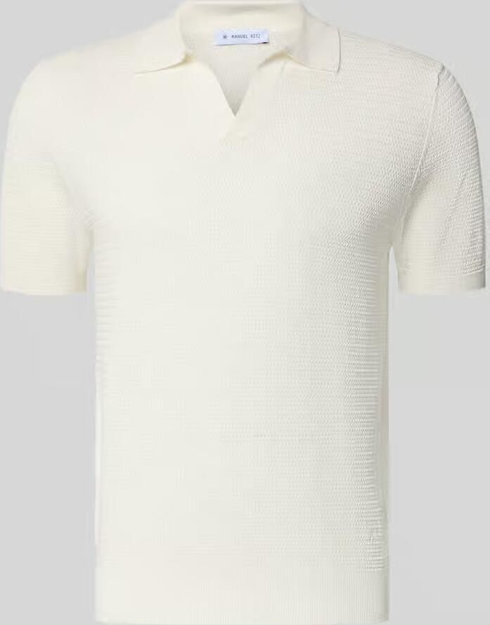 Manuel Ritz regular fit poloshirt met V-hals - Foto 2