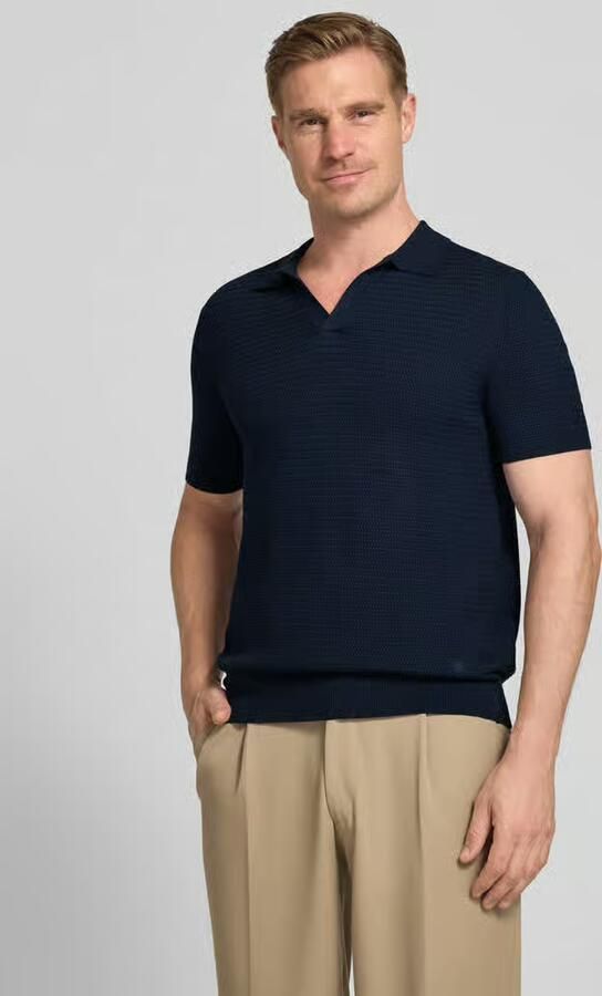 Manuel Ritz regular fit poloshirt met V-hals - Foto 2