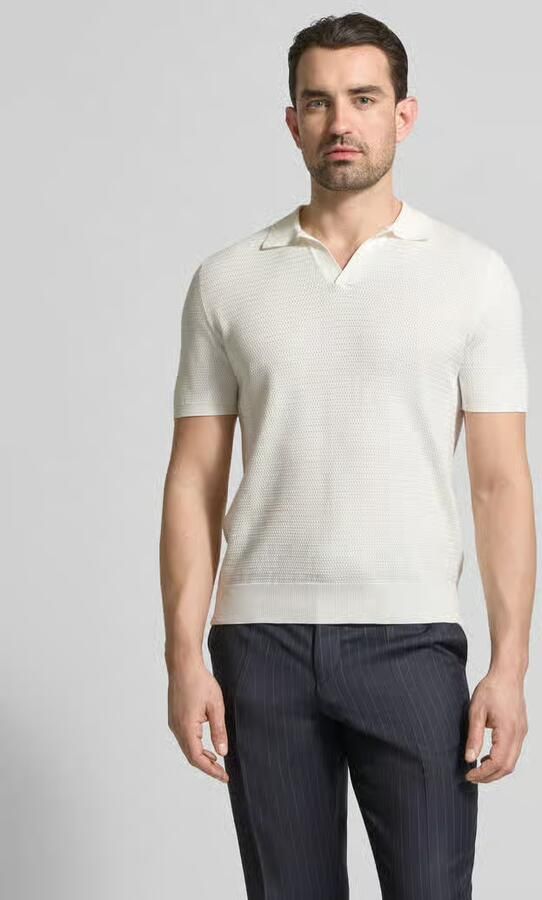 Manuel Ritz regular fit poloshirt met V-hals - Foto 3