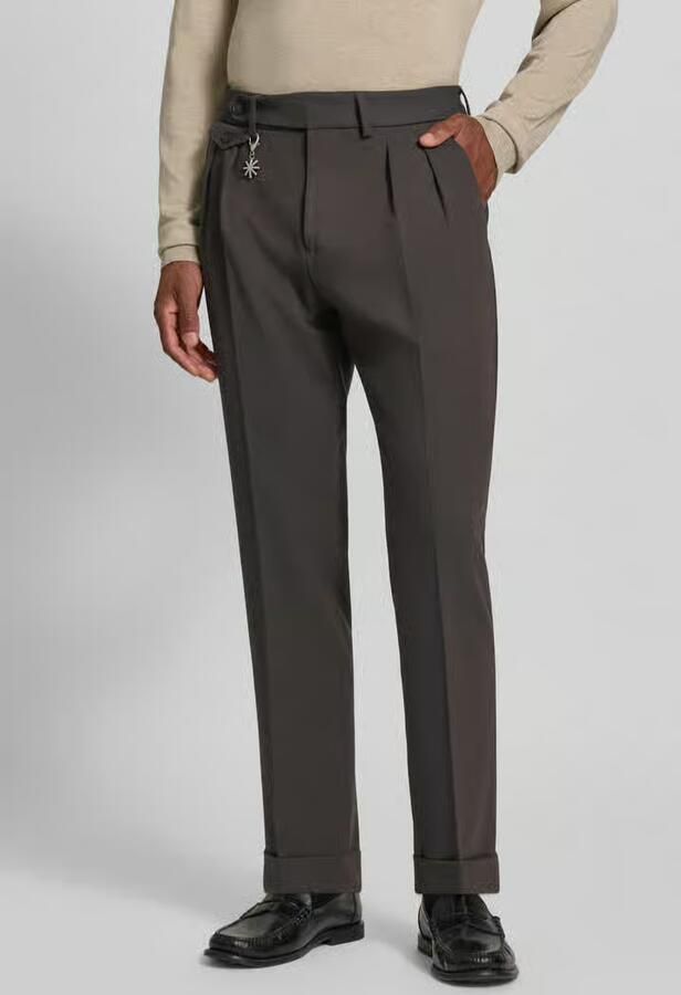 Manuel Ritz Slim fit broek met viscose - Foto 2