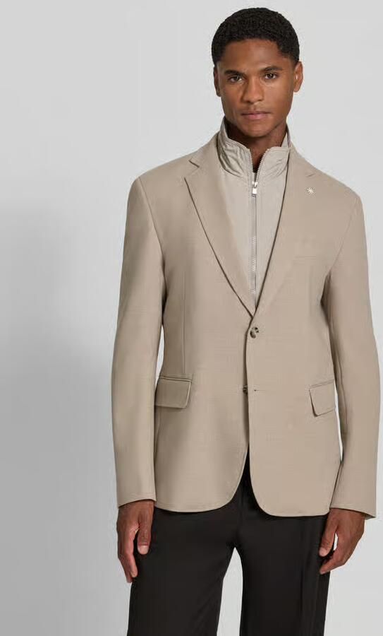 Manuel Ritz slim fit colbert met viscose - Foto 2