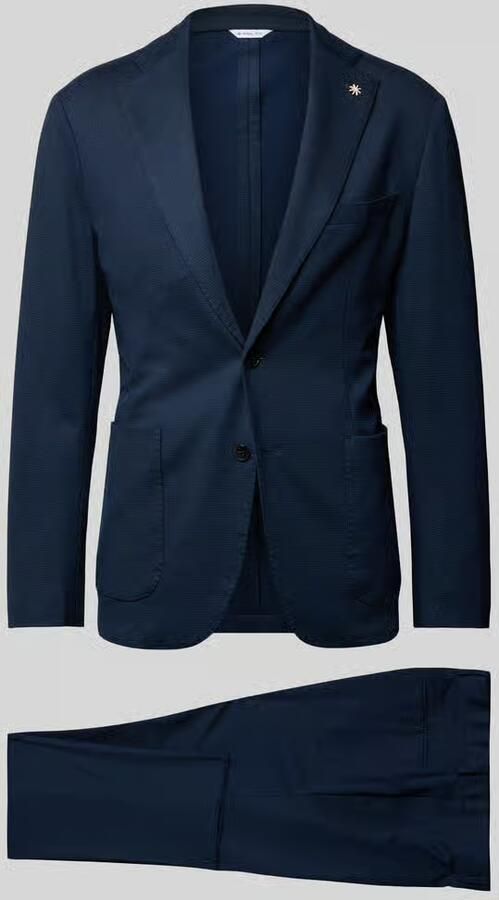 Manuel Ritz Slim fit Pak met 2-knoops colbert - Foto 2