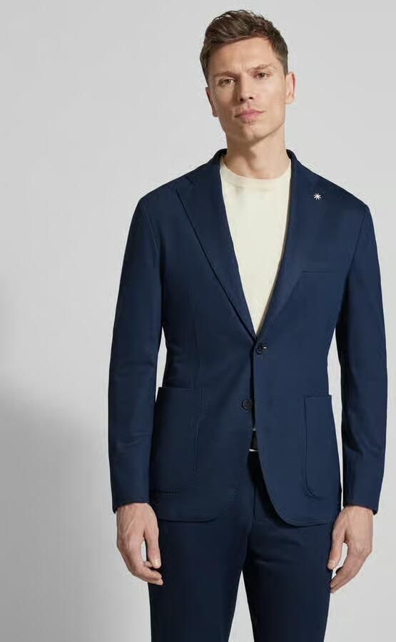 Manuel Ritz Slim fit Pak met 2-knoops colbert - Foto 3