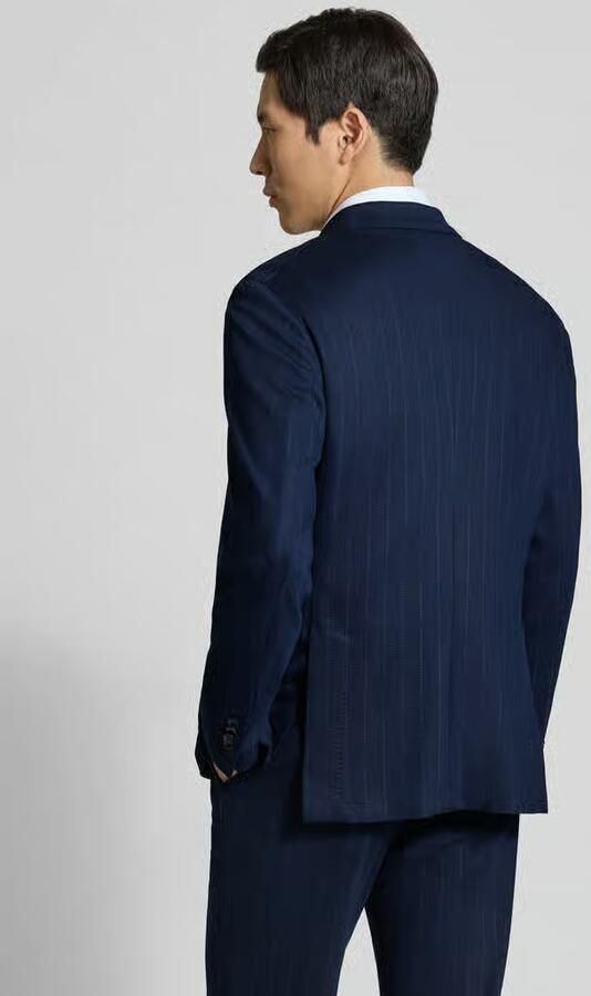 Manuel Ritz Slim fit pak met double-breasted colbert en broek met persplooien