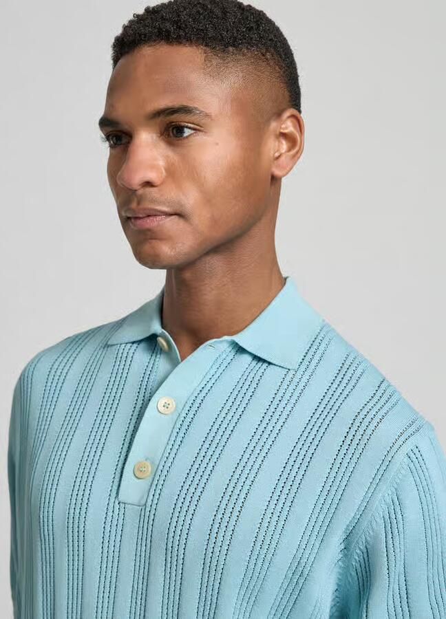 Manuel Ritz Slim fit poloshirt met knoopsluiting