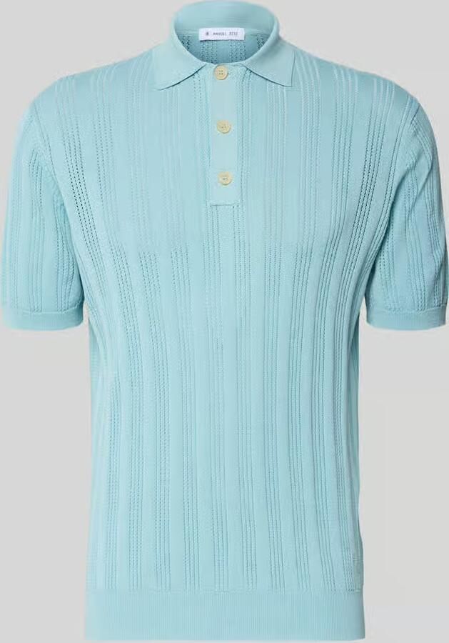 Manuel Ritz Slim fit poloshirt met knoopsluiting - Foto 2